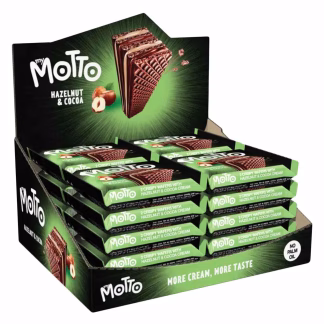 MOTTO WAFER HAZELNUT & COCOA 10X3X30G